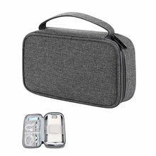 Load image into Gallery viewer, Electronics Travel Organizer Case – Portable Dust-proof Storage Bag for USB Flash Drives, Cables, Chargers & Phone Accessories