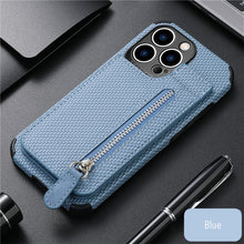 Load image into Gallery viewer, 2-in-1 iPhone Case/Zippered Wallet for iPhones 7 Through 14