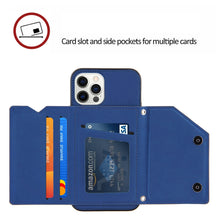 Load image into Gallery viewer, 2-in-1 iPhone Case/Wallet with Double-Ended Lanyard for iPhones 7 Through 14