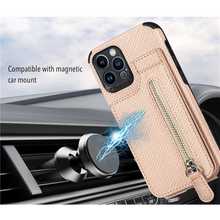 Load image into Gallery viewer, 2-in-1 iPhone Case/Zippered Wallet for iPhones 7 Through 14
