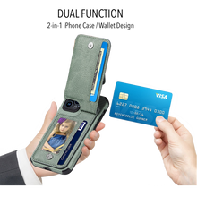 Load image into Gallery viewer, 2-in-1 iPhone Case/Zippered Wallet for iPhones 7 Through 14