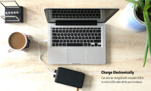 Load image into Gallery viewer, Phone & Tablet Power Bank / Solar Charger with Dual USB Ports & 4 Solar Panels