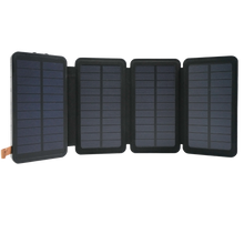 Load image into Gallery viewer, Phone & Tablet Power Bank / Solar Charger with Dual USB Ports & 4 Solar Panels