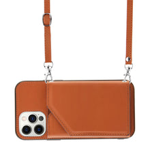 Load image into Gallery viewer, 2-in-1 iPhone Case/Wallet with Double-Ended Lanyard for iPhones 7 Through 14