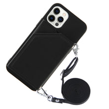 Load image into Gallery viewer, 2-in-1 iPhone Case/Wallet with Double-Ended Lanyard for iPhones 7 Through 14
