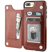 Load image into Gallery viewer, 2-in-1 iPhone Case/Wallet with Card and Cash Slots for iPhones 8 Through 14