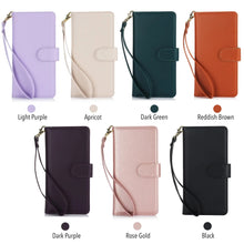 Load image into Gallery viewer, 2-in-1 iPhone Case / RFID Blocking Wallet with Lanyard for iPhones 14 and 15 Series
