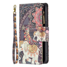 Load image into Gallery viewer, Stylish 2-in-1 iPhone Case/Zippered Wallet with Lanyard for iPhones 13 Through 15
