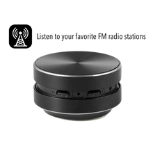 Load image into Gallery viewer, Wireless Bone Conduction Mini Speaker with Suction Cups for Easy Mounting / FM Radio Function
