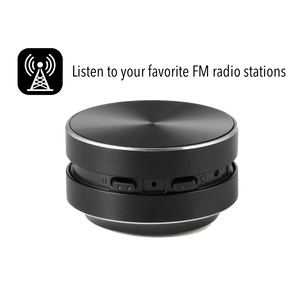 Wireless Bone Conduction Mini Speaker with Suction Cups for Easy Mounting / FM Radio Function