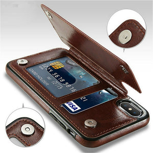 2-in-1 iPhone Case/Wallet with Card and Cash Slots for iPhones 8 Through 14