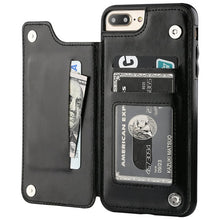 Load image into Gallery viewer, 2-in-1 iPhone Case/Wallet with Card and Cash Slots for iPhones 8 Through 14
