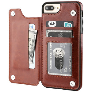 2-in-1 iPhone Case/Wallet with Card and Cash Slots for iPhones 8 Through 14