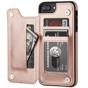 2-in-1 iPhone Case/Wallet with Card and Cash Slots for iPhones 8 Through 14